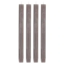 Kerzen 4er-Set In Braun