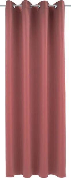 Vorhang Black Out, Blickdichter Verdunkelungsvorhang, 245 X 140 Cm, Beere