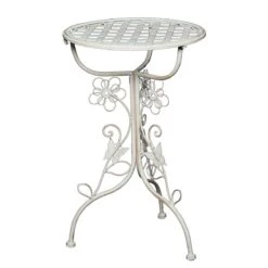 Beistelltisch In Antikweiß - (H) 53 Cm