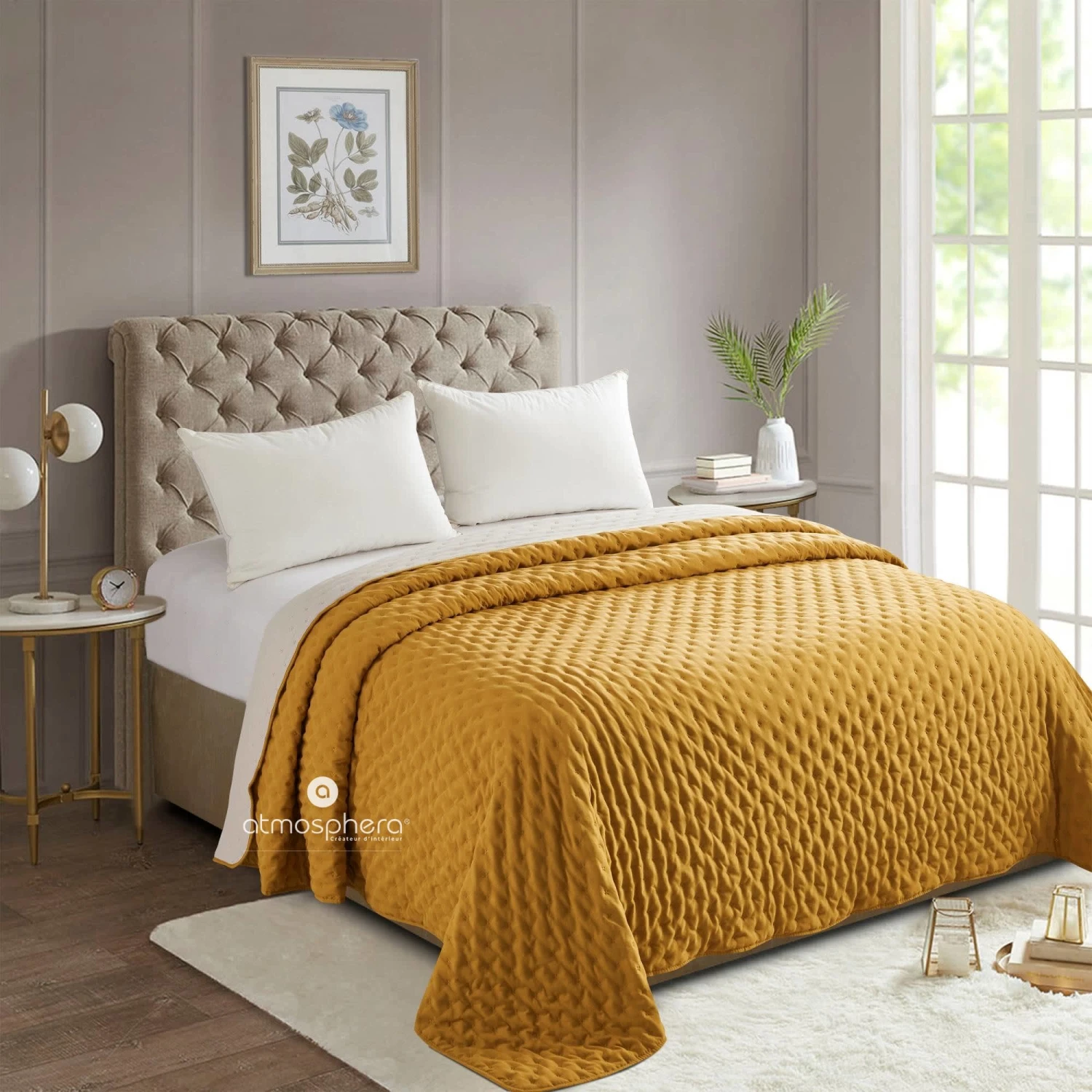 Tagesdecke In Gelb – Bild 2