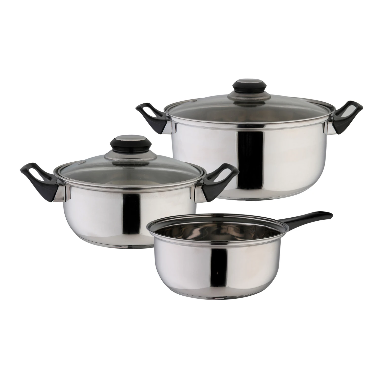 Topf-Set "Kompakt" In Silber