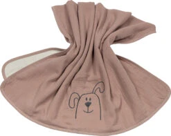 Kuscheldecke Musselin, Hund, 70 X 100 Cm