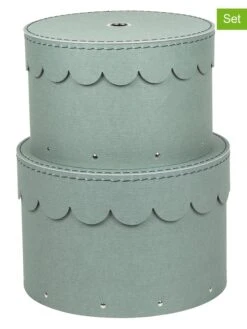 2er-Set: Rundboxen "Wilma" In Grün