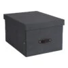 Aufbewahrungsbox "Tora" In Schwarz - (B)38 X (H)28,5 X (T)50,5 Cm