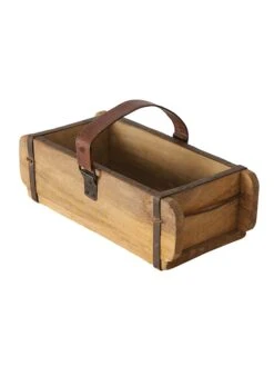 Aufbewahrungskiste "Rygge" In Hellbraun - (B)32 X (H)10 X (T)15 Cm