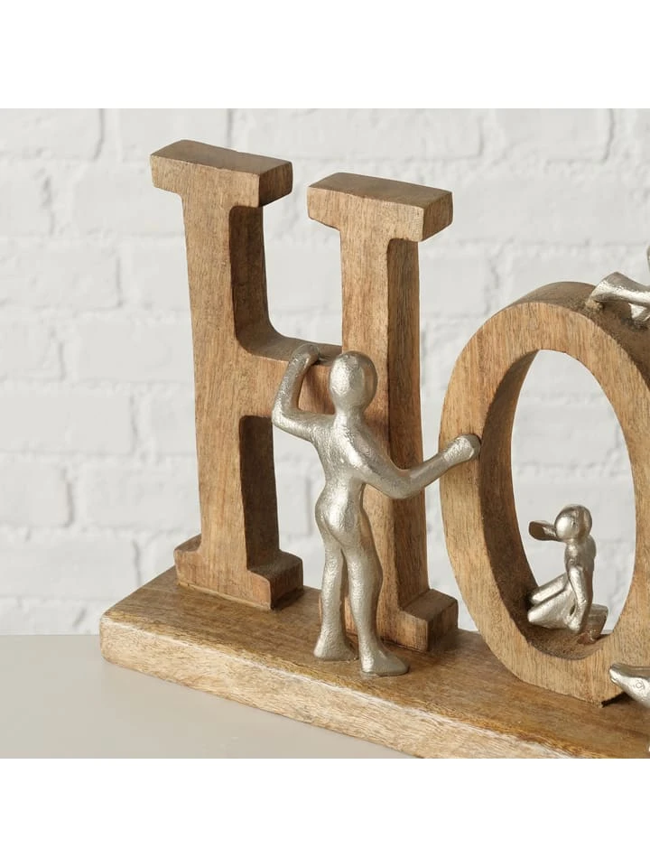 Dekoobjekt "Home" In Natur/ Silber - (B)58 X (H)26 X (T)8 Cm – Bild 5