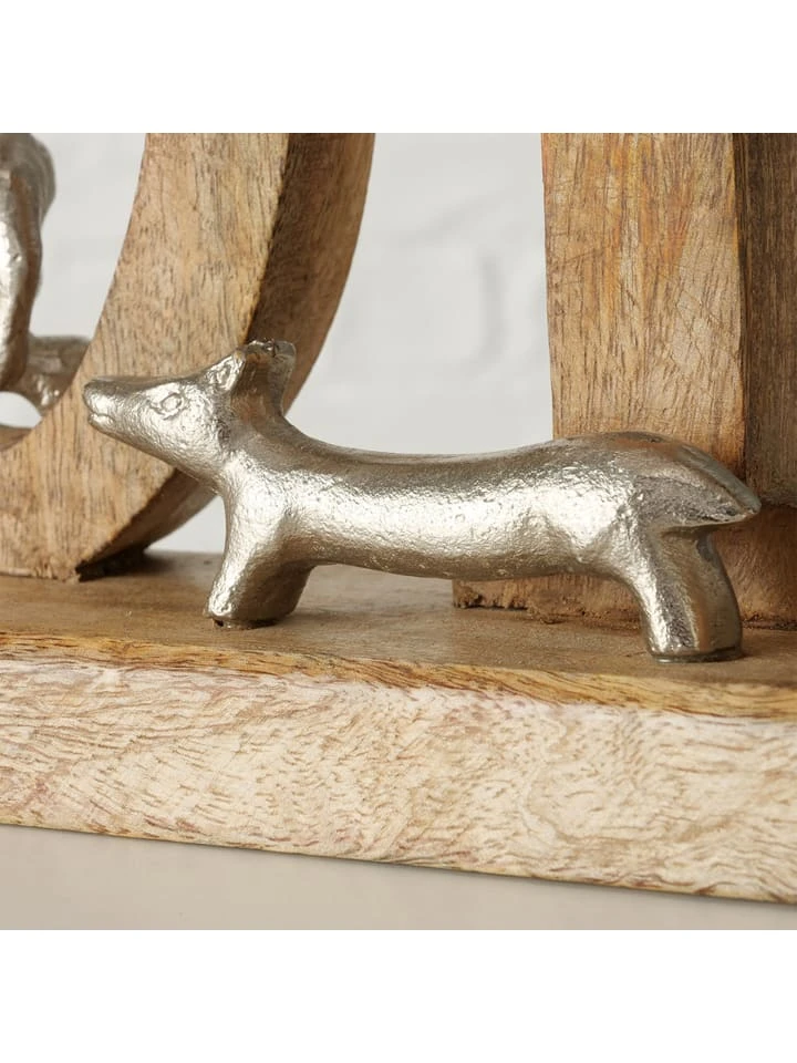 Dekoobjekt "Home" In Natur/ Silber - (B)58 X (H)26 X (T)8 Cm – Bild 6