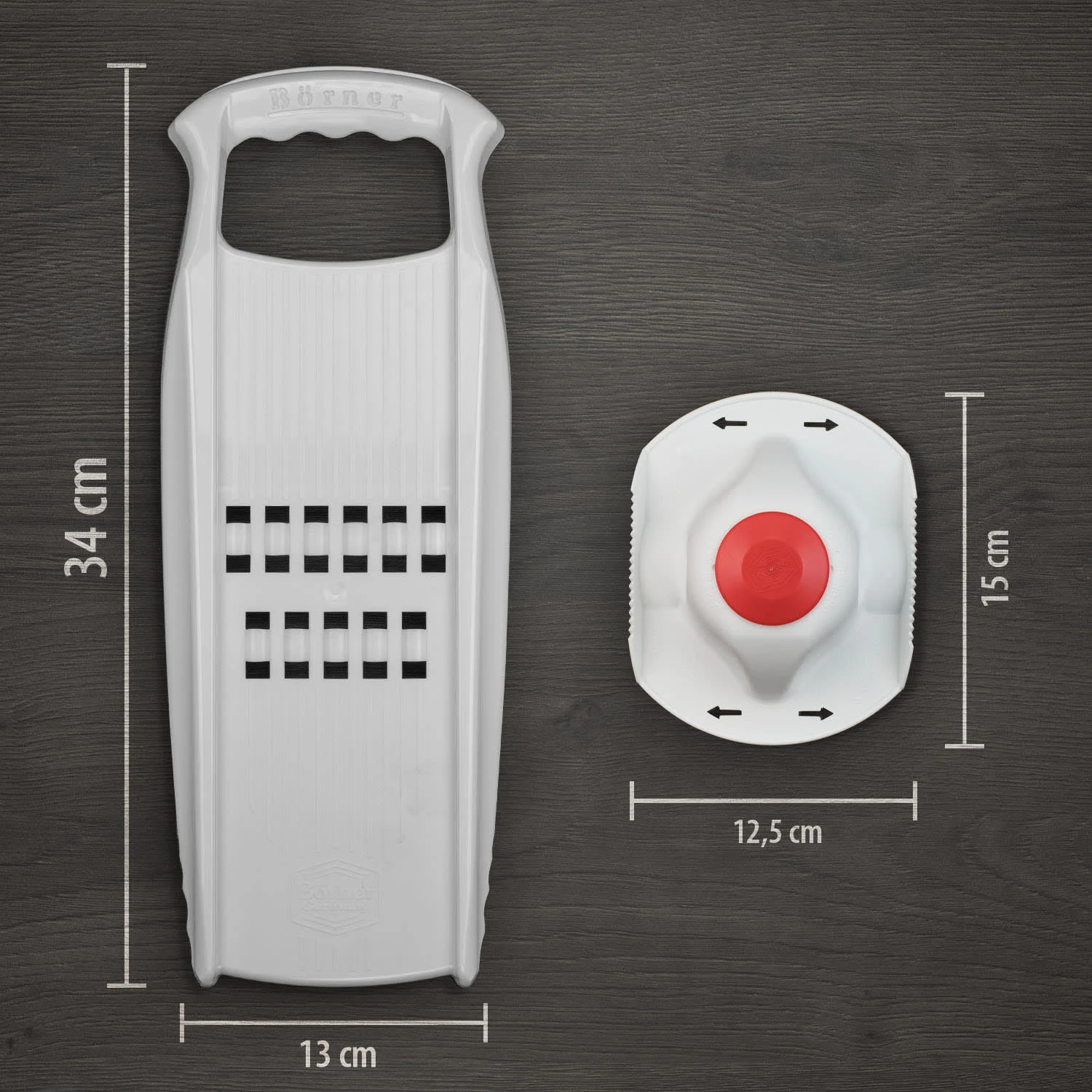 Gemüsehobel Rösti PowerLine Mit Fruchthalter In Weiß – Bild 2