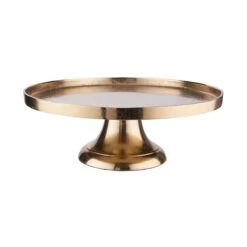 Deko-Teller Mit Fuß Ø50cm BANQUET In Gold