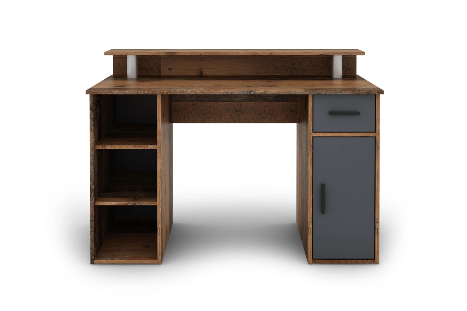 Schreibtisch Diego In Old Wood / Anthrazit - (B) 120 X (H) 88 X (T) 55 Cm – Bild 3