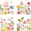 Untersetzer (4 St.sort.) "Wildblumen" GartenLiebe (Bastin)
