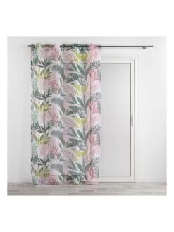 Gardine "Assana" In Rosa/ Grün