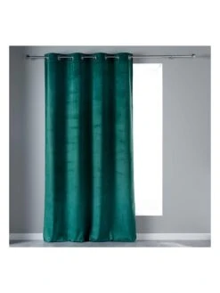 Gardine "Velvetine" In Petrol