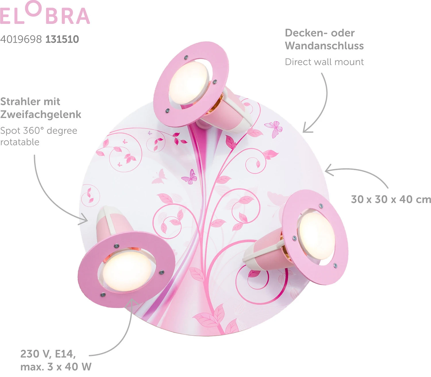 Deckenleuchte Rondell Phantasie – Bild 4