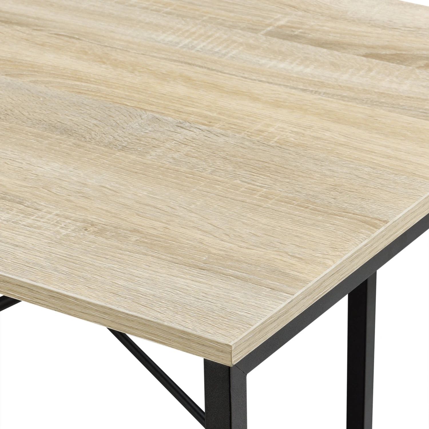 Schreibtisch Aarhus In Hellbraun Weiß (H)75cm (B)120cm (T)60cm – Bild 5