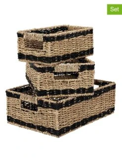 3er-Set: Körbe In Hellbraun
