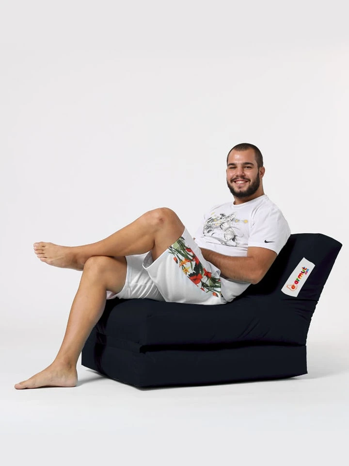 Sitzsack In Schwarz - (B)55 X (H)40 X (T)40 Cm – Bild 3