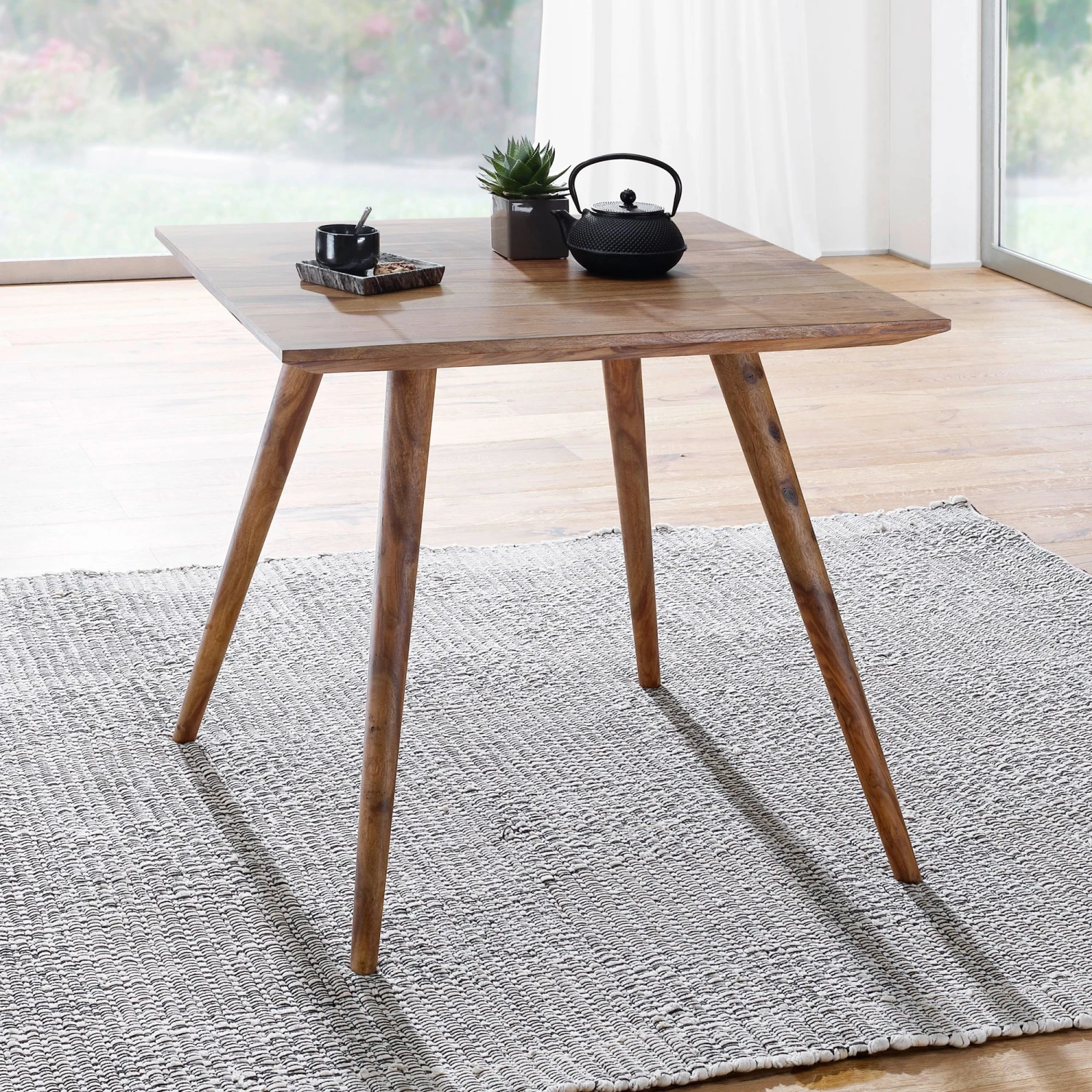 Esstisch "SV49572" In Braun / 80 X 80 Cm – Bild 2