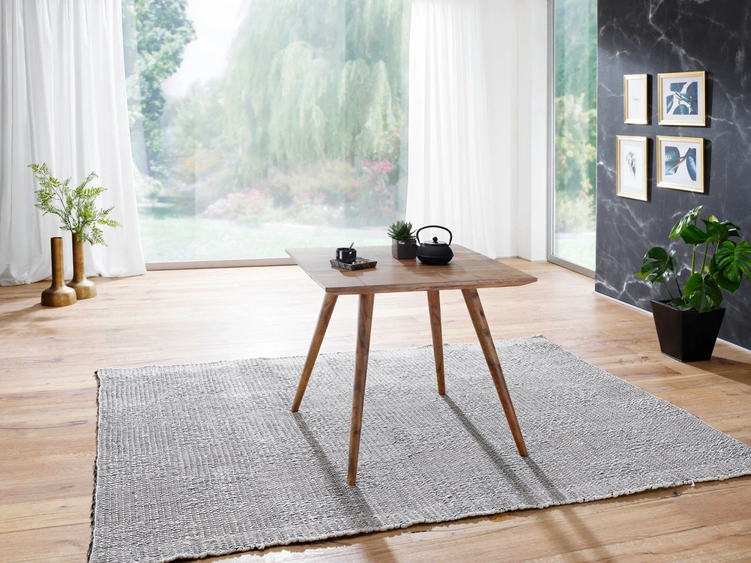 Esstisch "SV49572" In Braun / 80 X 80 Cm – Bild 3