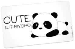 Frühstücksbrettchen Panda Cute In Weiß - 23,5 X 14,5 Cm