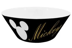 Müslischale Mickey In Schwarz/Gold - 400 Ml