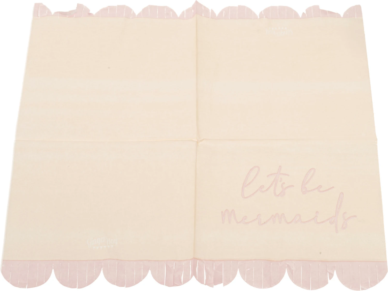 Ginger Ray Servietten - Let's Be Mermaid, Iridescent/pink, 16 Stück – Bild 2