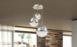 Hängeleuchte "VARUS" In Silver