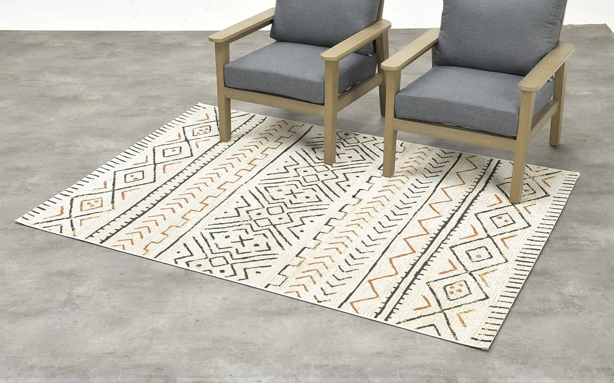 Garten Und Outdoorteppich MALAWI, Farbe Ocker – Bild 2