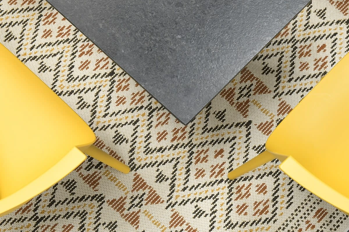 Garten Und Outdoorteppich MALAWI, Farbe Ocker – Bild 4