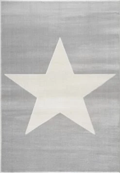 Kinderteppich SHOOTINGSTAR In Silbergrau/weiss