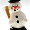 Räuchermann Schneemann Mit Besen
