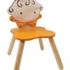 Kinderstuhl "Prinzessin" In Orange - (B)38 X (H)50 X (T)36 Cm