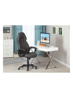 Drehstuhl "Titanest" In Grau/ Schwarz - (B)65 X (H)133 X (T)71 Cm