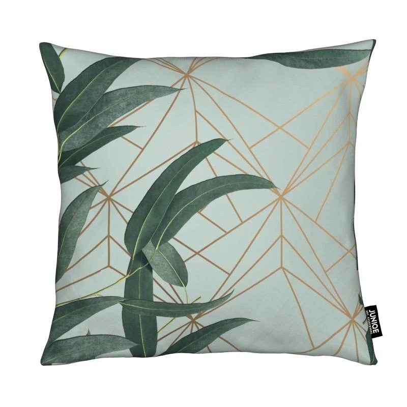 Kissen "Branches And Leaves" In Grün