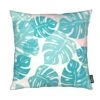 Kissen "Monstera Rosy" In Grün & Rosa