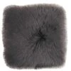 Lammfell-Sitzauflage In Grau
