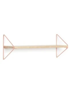 Wandregal In Natur/ Aprikot - (L)50 X (B)15 Cm