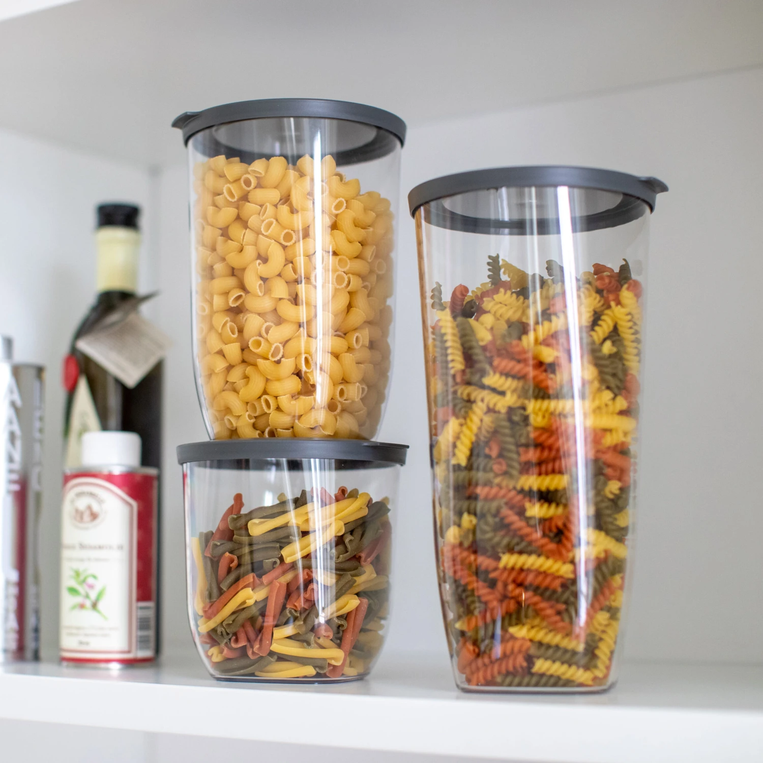 Koziol CONNECT DRY STORAGE S - Vorratsdose 1l In Nature Ash Grey – Bild 3