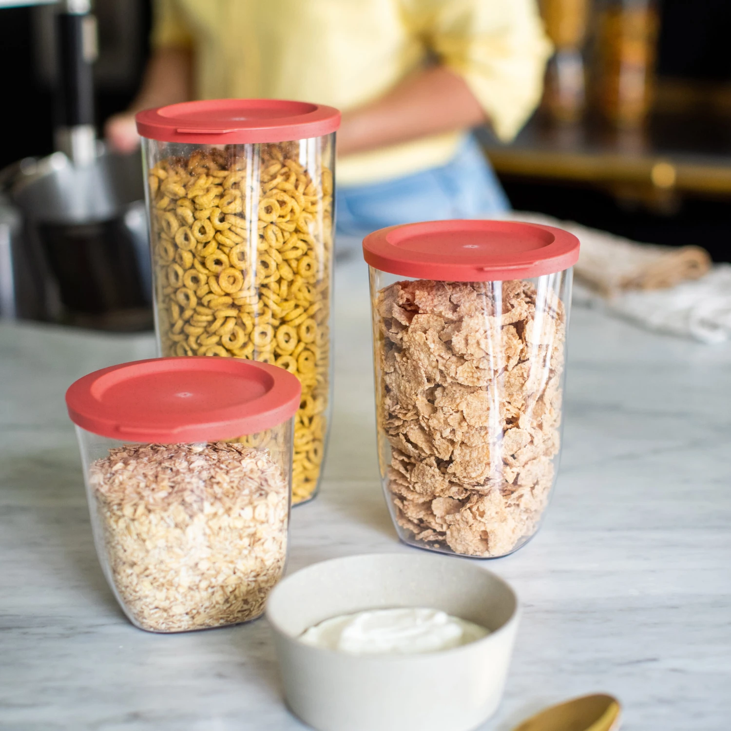 Koziol CONNECT DRY STORAGE S - Vorratsdose 1l In Nature Ash Grey – Bild 6