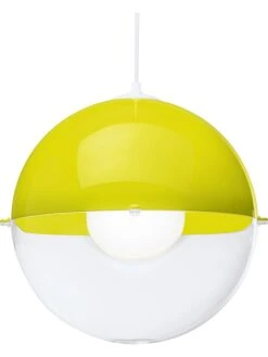 Koziol Hängeleuchte "Orion" In Gelb - (H)30,5 X Ø 31,5 Cm