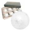 6er-Set: Christbaumkugeln In Weiß - Ø 8