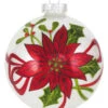 Christbaumkugeln In Weiß/ Rot - Ø 10 Cm