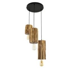 Pendelleuchte In Natur Holz