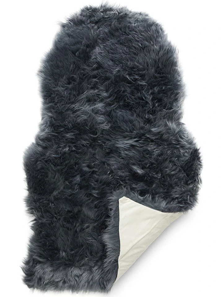 Schaffell In Anthrazit – Bild 2