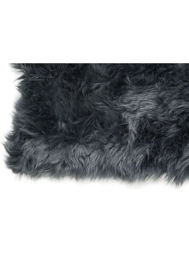 Schaffell In Anthrazit – Bild 3