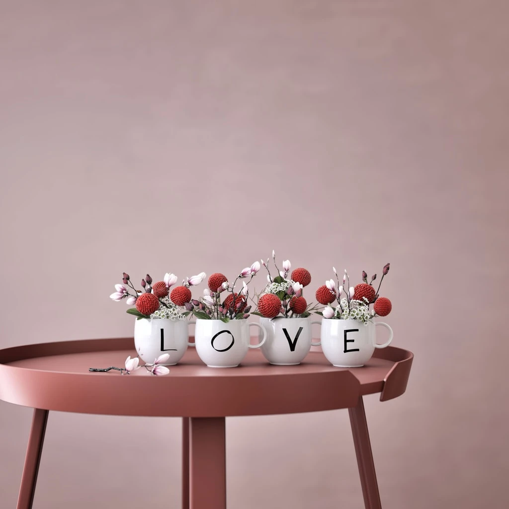 Becher O Letters In Weiß – Bild 2