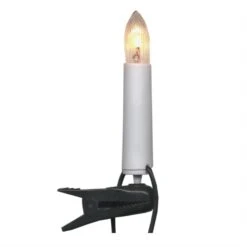 Kerzenlichterkette 16 Baumkerzen E10 Fassung Für Innen L: 7,5m In Weiß