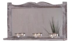 Spiegel Mit Ablage Spiegel In Used-look Weiß