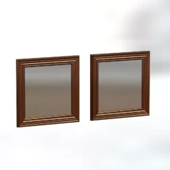 Spiegel Bale 2er 40x40cm Bronze