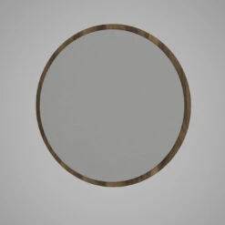 Spiegel Glob Walnuss